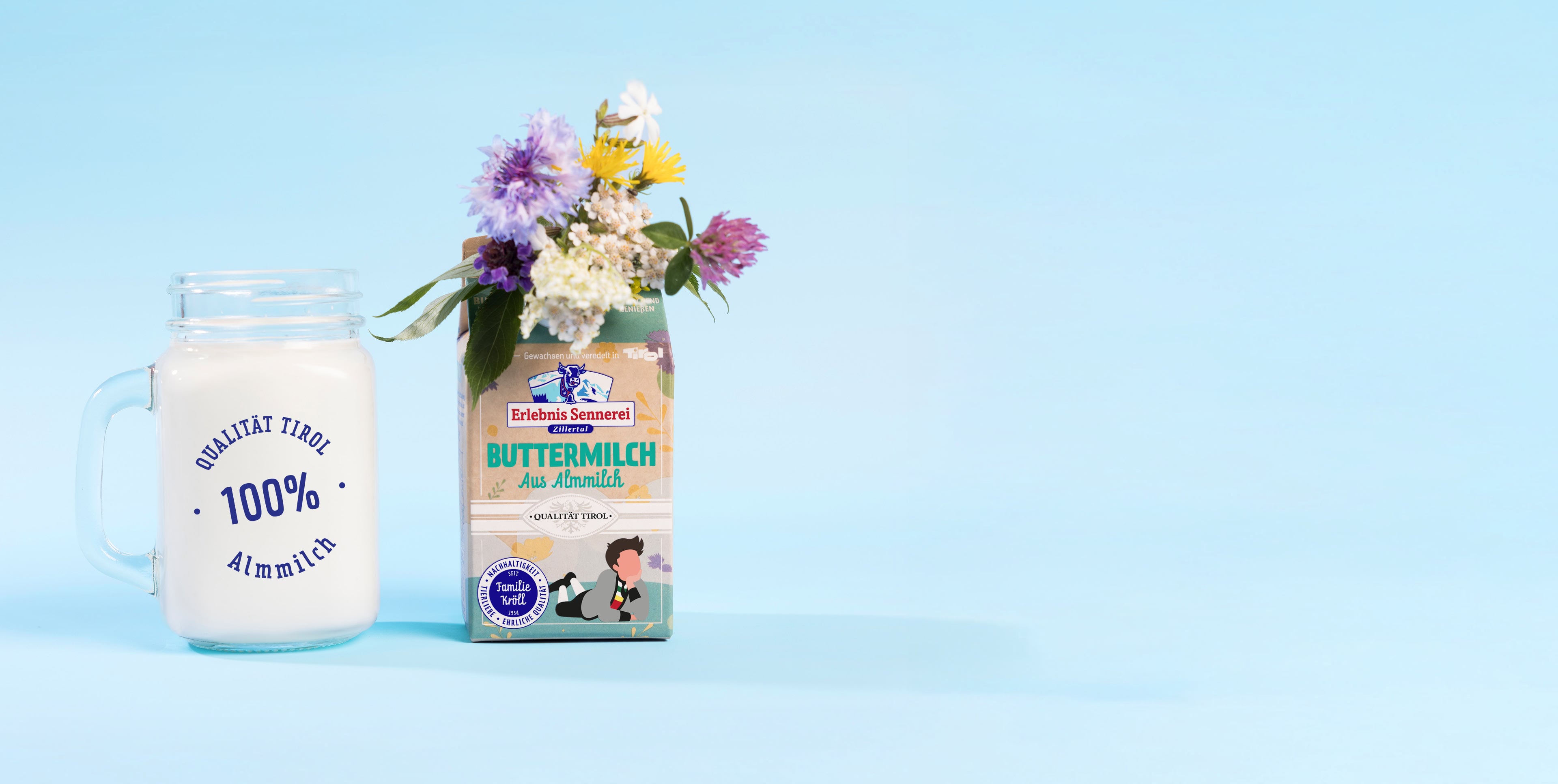 Buttermilch aus Almmilch