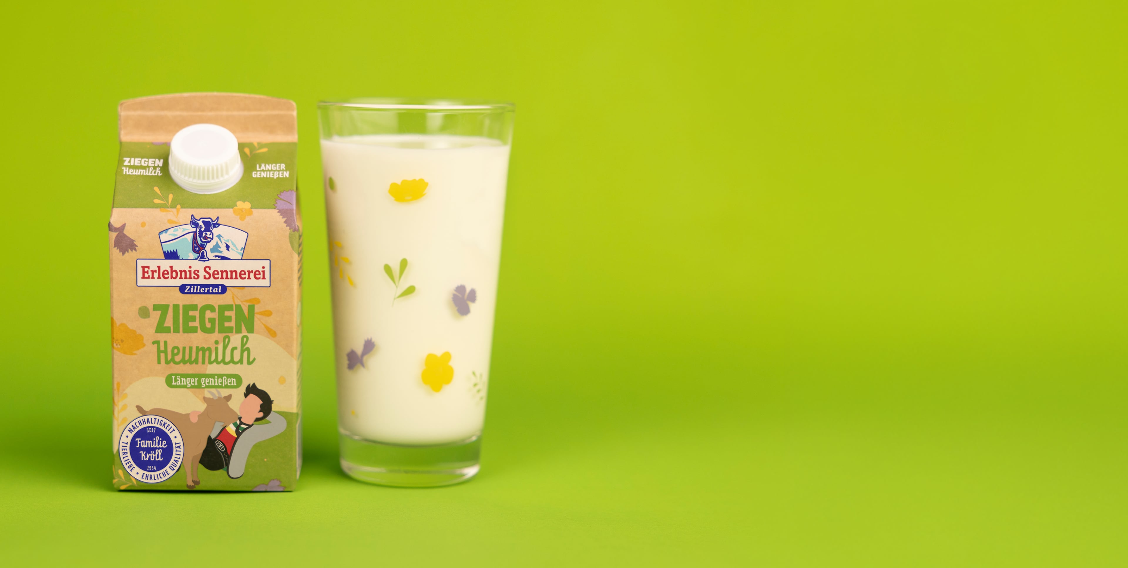 Ziegen-Heumilch